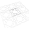 Ekena Millwork Medium Lakewood Decorative Fretwork Wall Panels in Architectural PVC, 15 3/8"W x 15 3/8"H x 3/8"T WALP16X16LWD - alternate 2